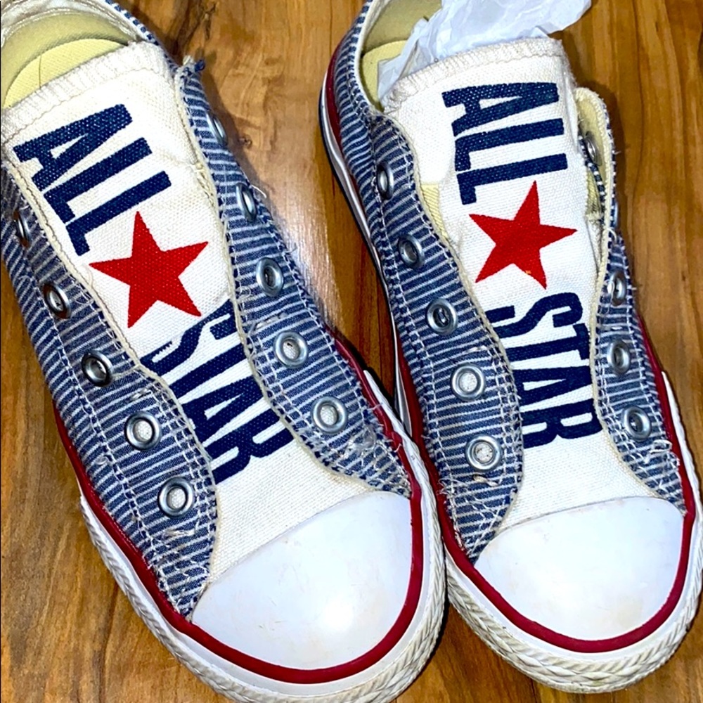 Girls slip on converse sneakers
